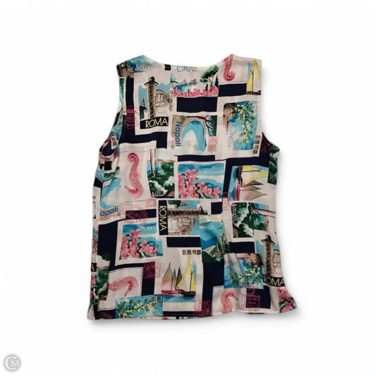 Top Sleeveless By Talbots In Multi-colored, Size: M