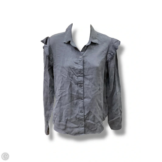 Top Long Sleeve By Anthropologie In Blue, Size: Xs