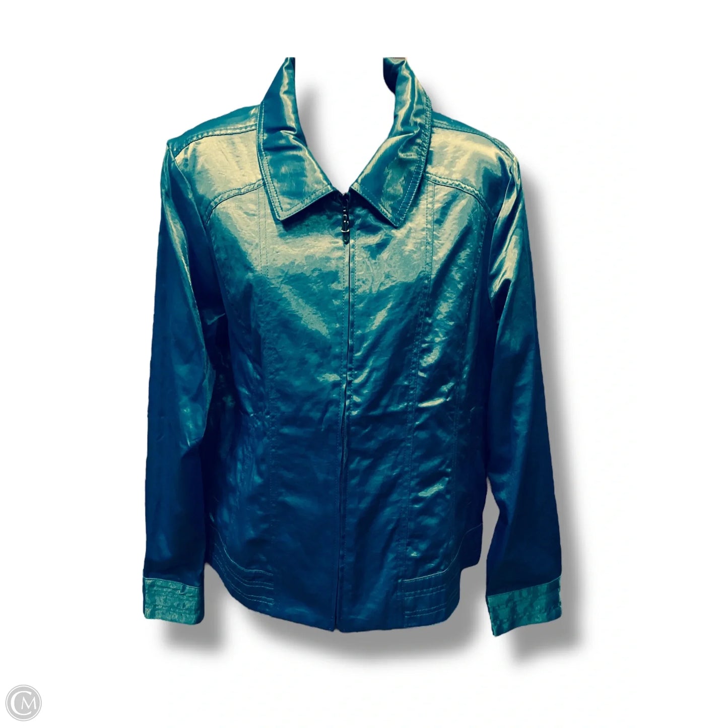Jacket Other By Susan Graver In Blue, Size: M