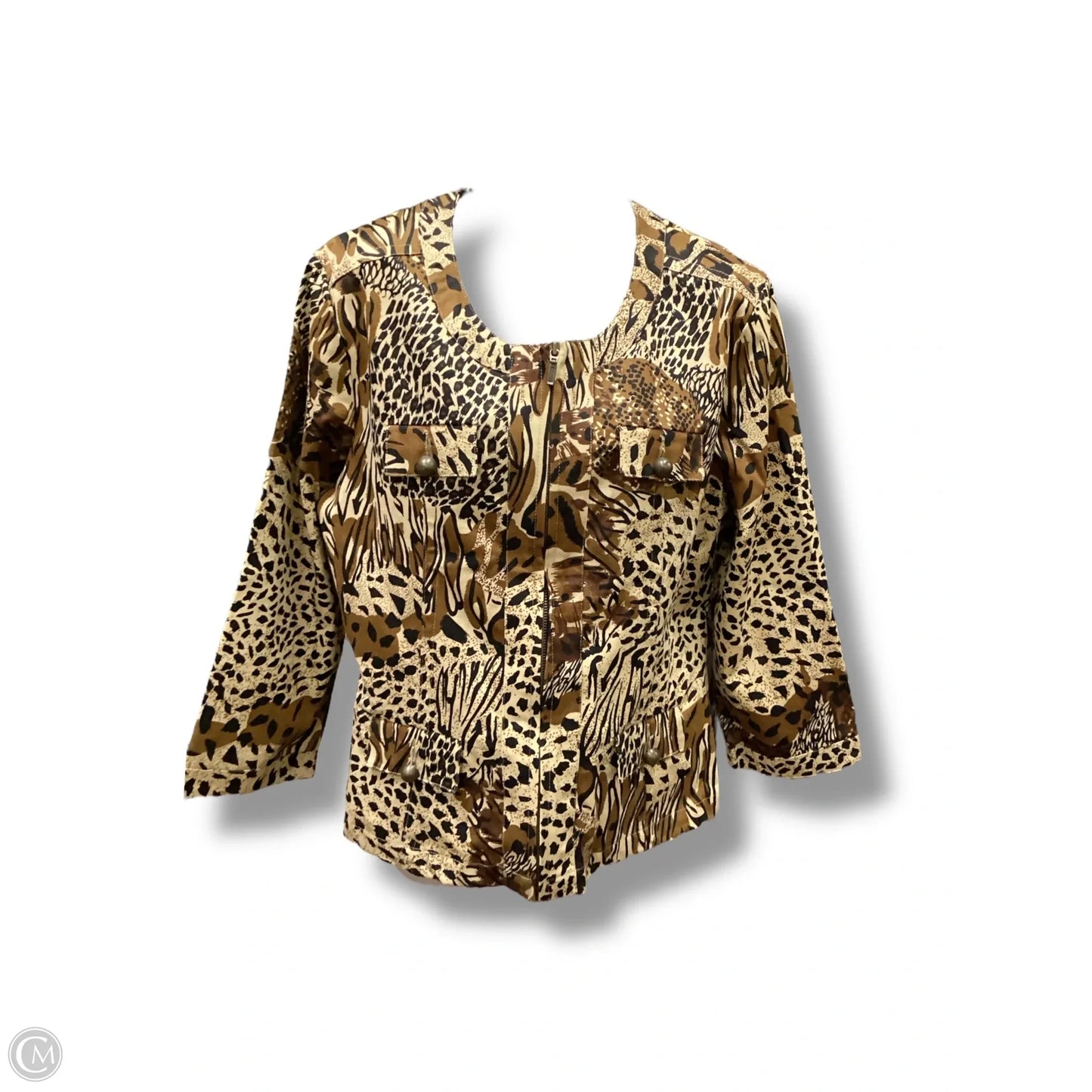 Jacket Other By West Bound In Animal Print, Size: L