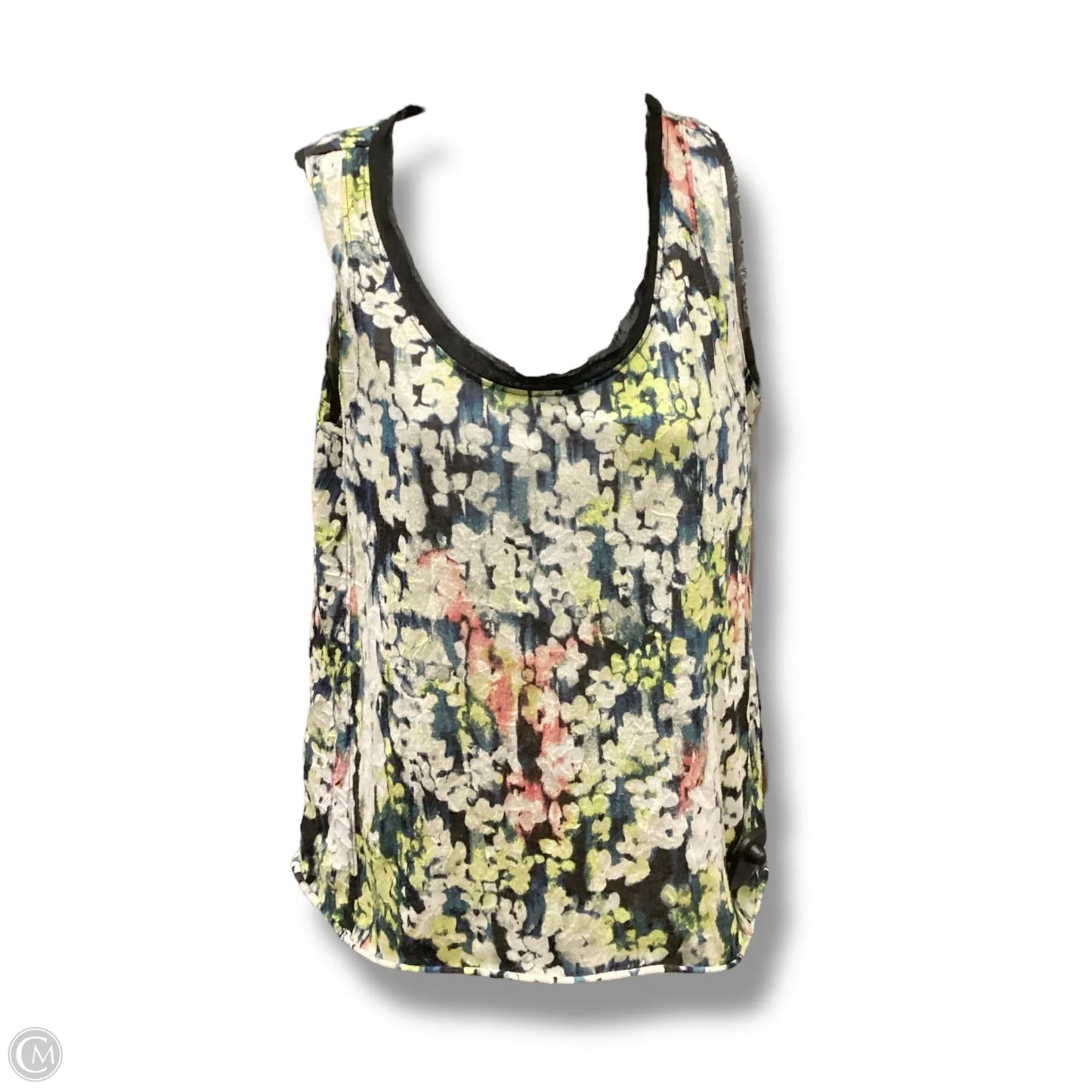 Top Sleeveless By Simply Vera In Floral Print, Size: Xs