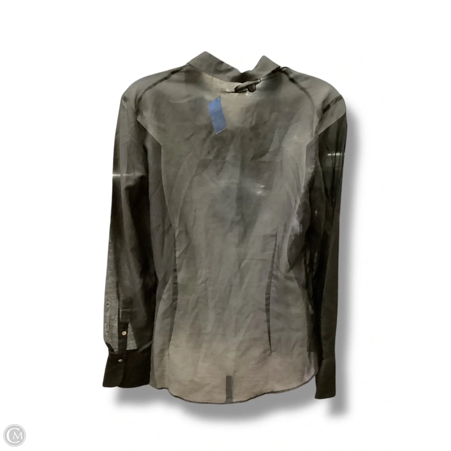 Blouse Long Sleeve By Clothes Mentor In Multi-colored, Size: M