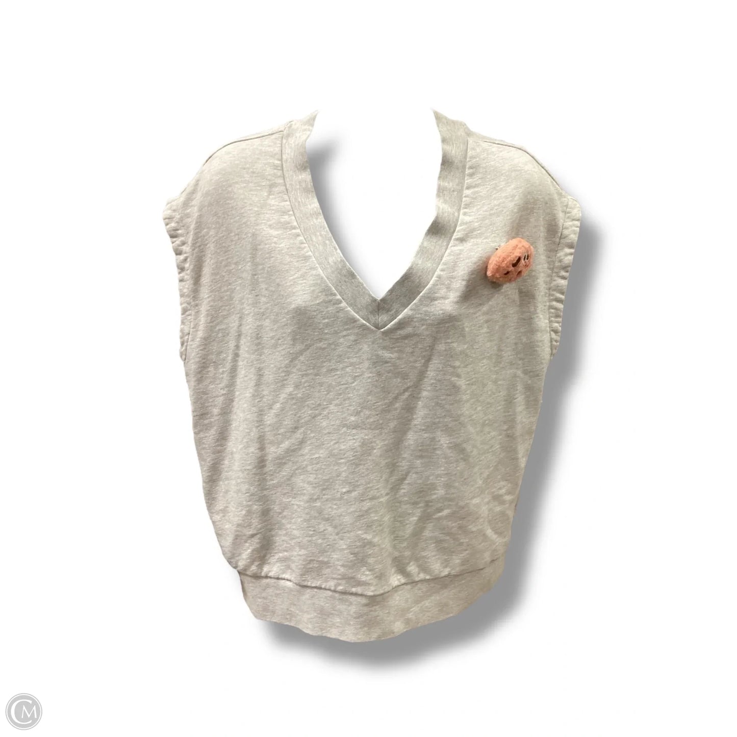 Top Sleeveless By MNG In Grey, Size: Xl