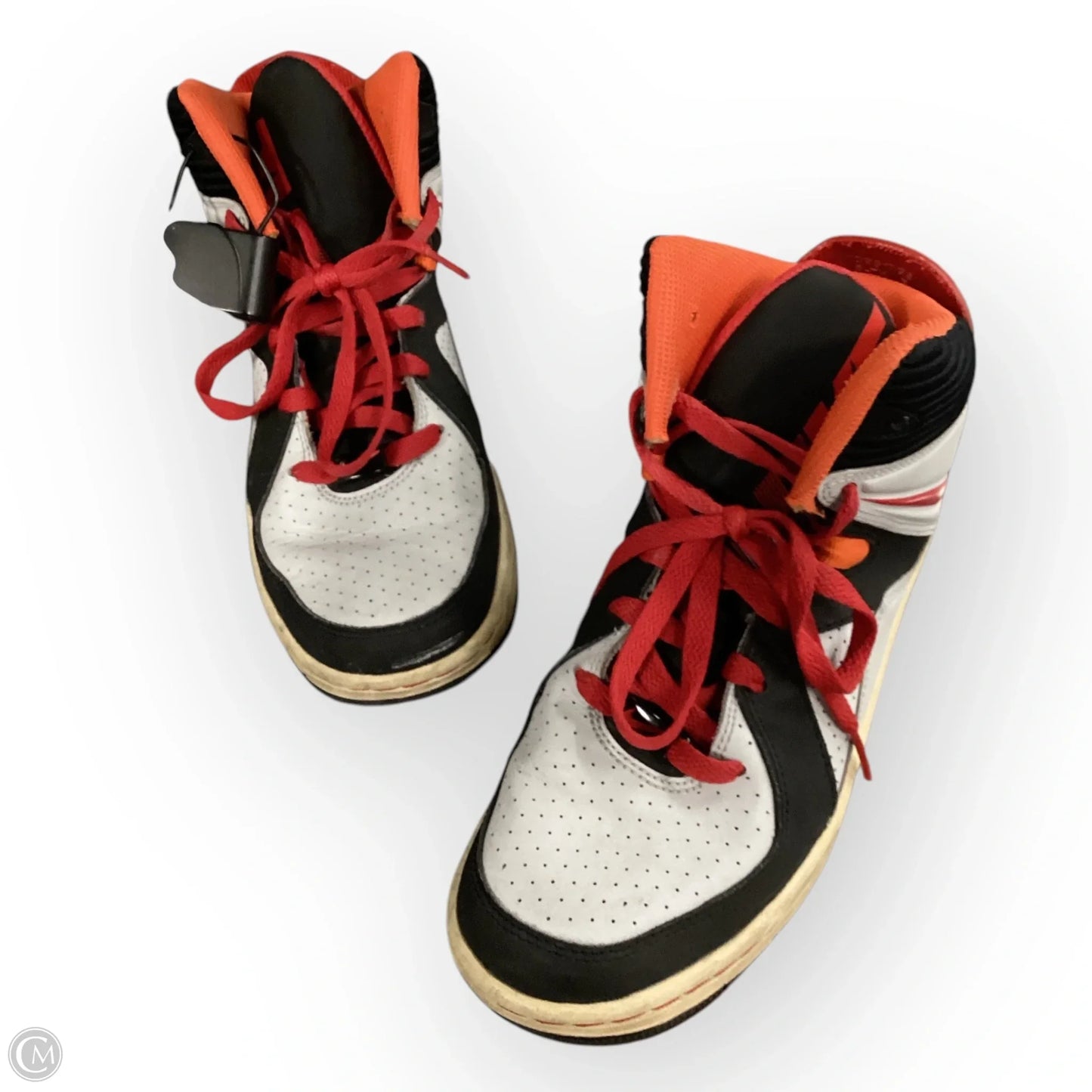 Shoes Athletic By Nike In Orange & White, Size: 6