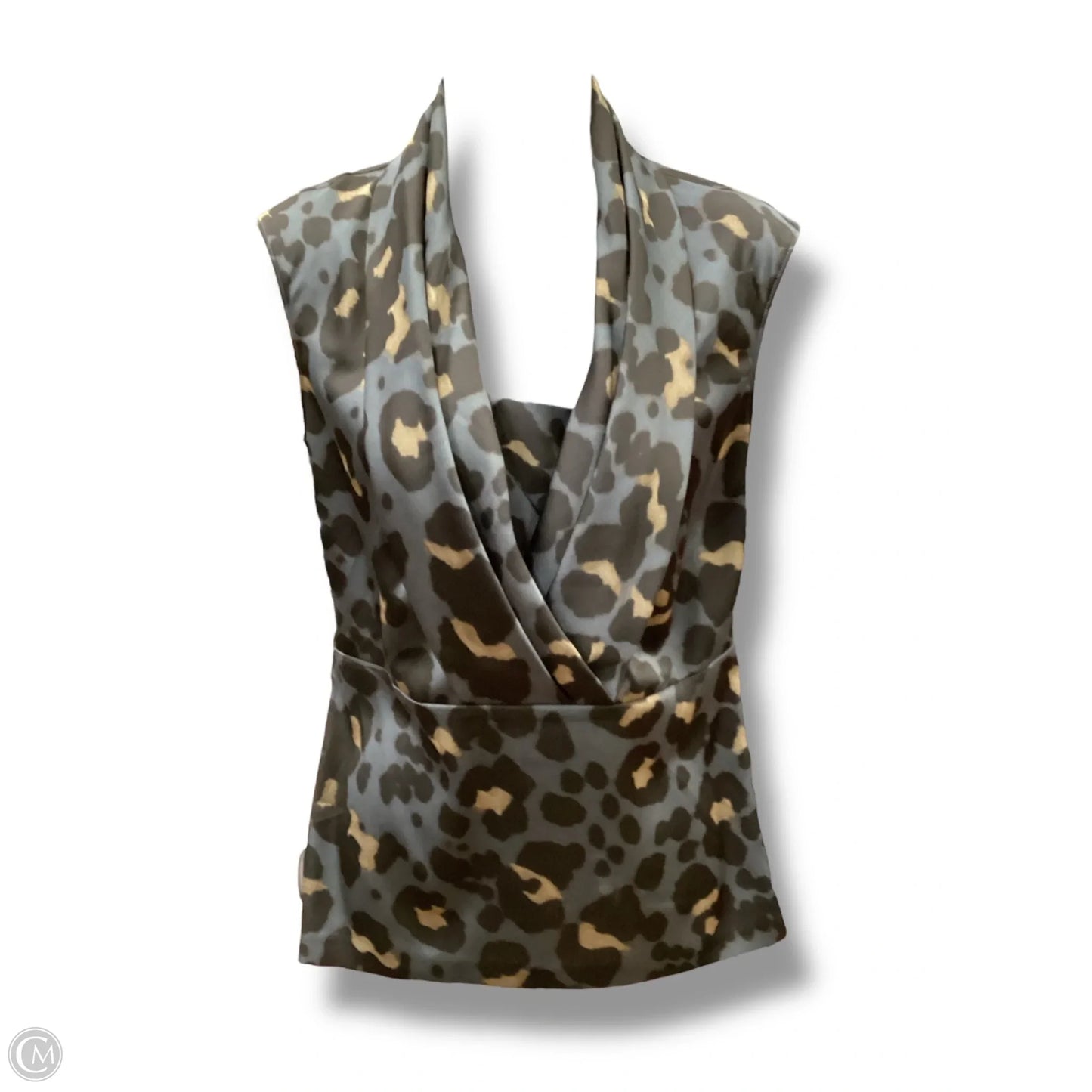 Top Sleeveless By Ann Taylor In Animal Print, Size: 0