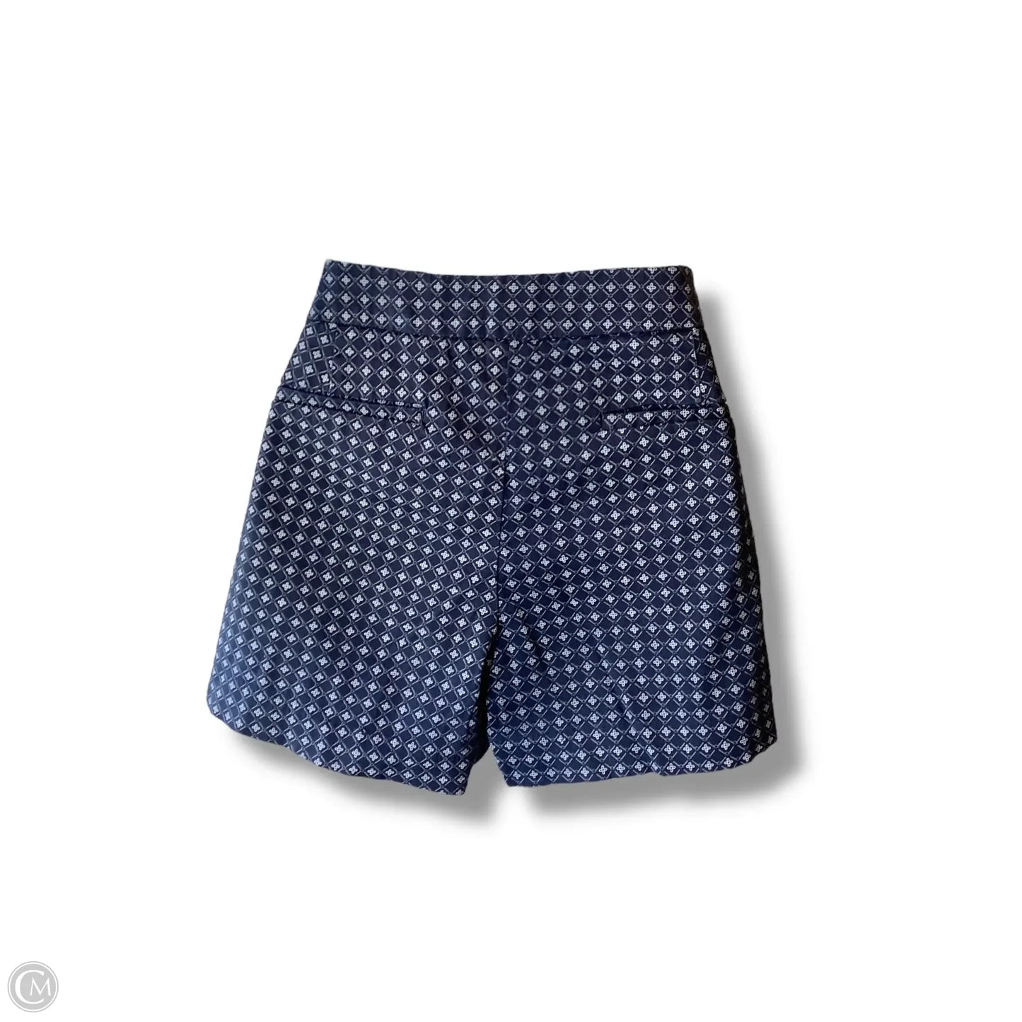 Shorts By DALIA COLLECTION In Blue & White, Size: 12