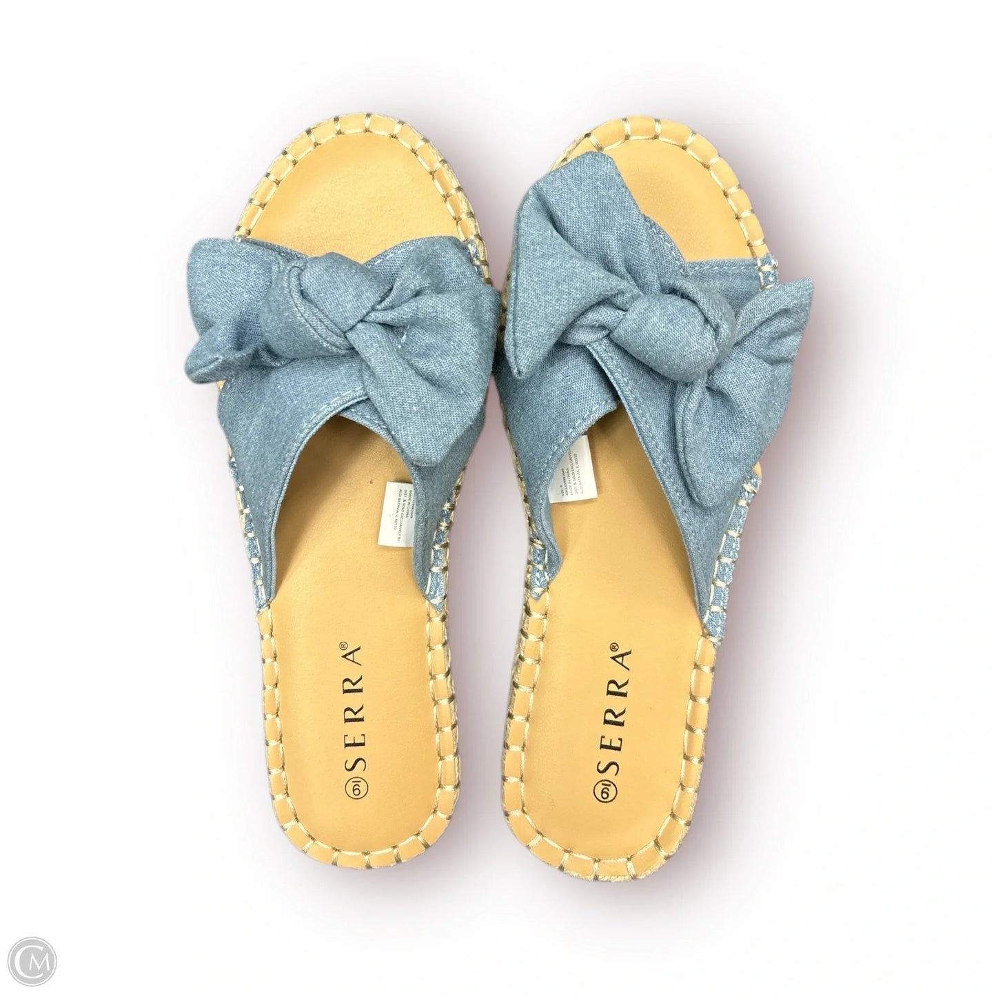 Sandals Flats  In Blue, Size: 9