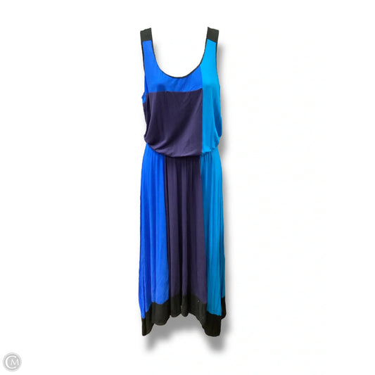 Dress Casual Maxi By Ann Taylor In Blue, Size: 8
