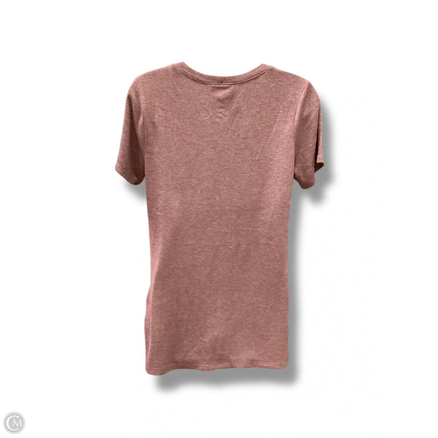 Top Short Sleeve  In Maroon, Size: S