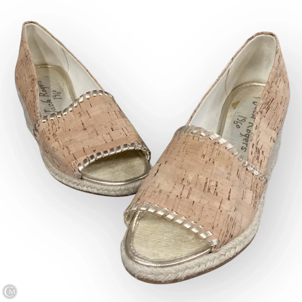 Shoes Heels Block By Jack Rogers In Beige, Size: 6.5