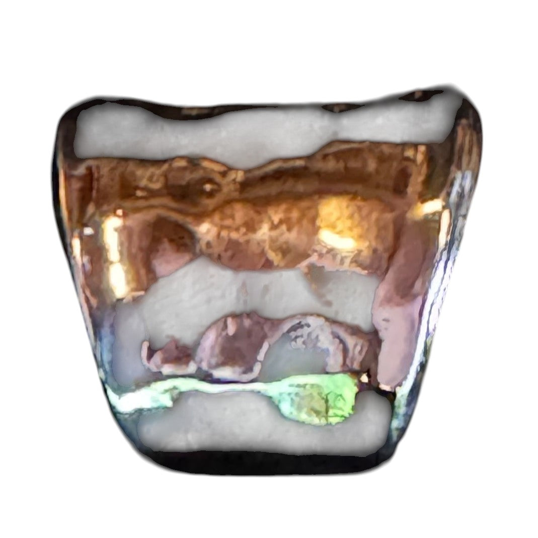 Sterling Silver Hammered Sawan Ring