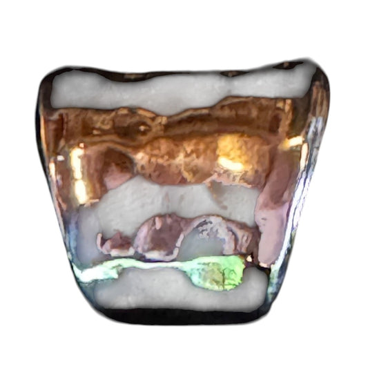 Sterling Silver Hammered Sawan Ring
