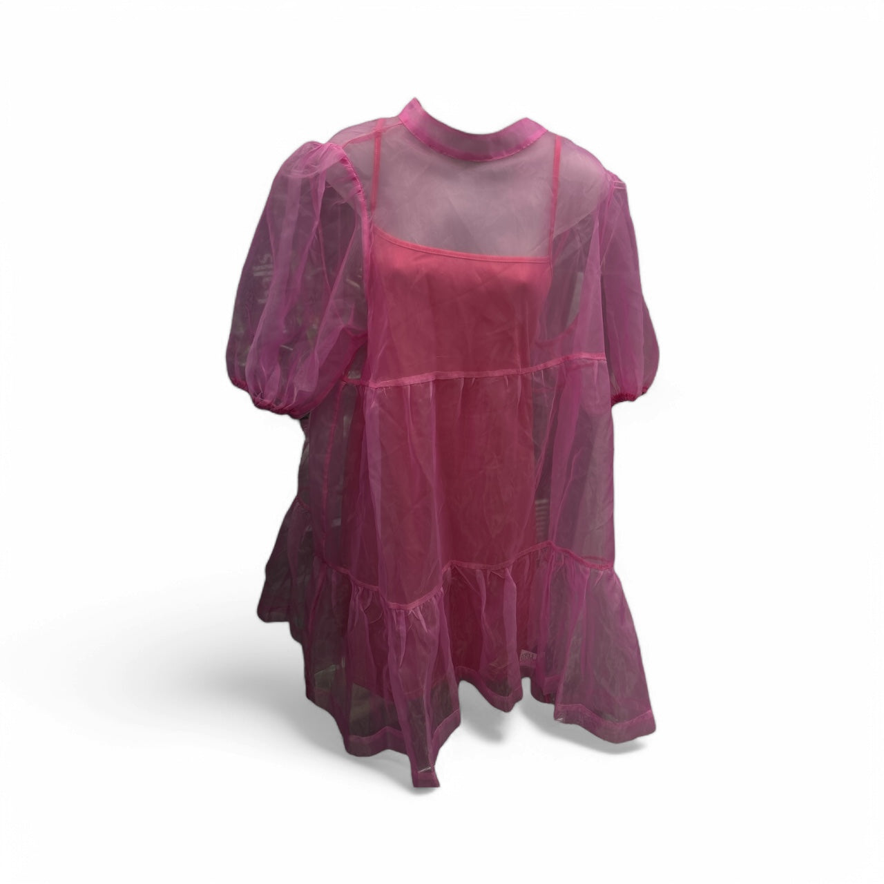 Dress Casual Midi By Fashion Nova In Pink, Size:2X