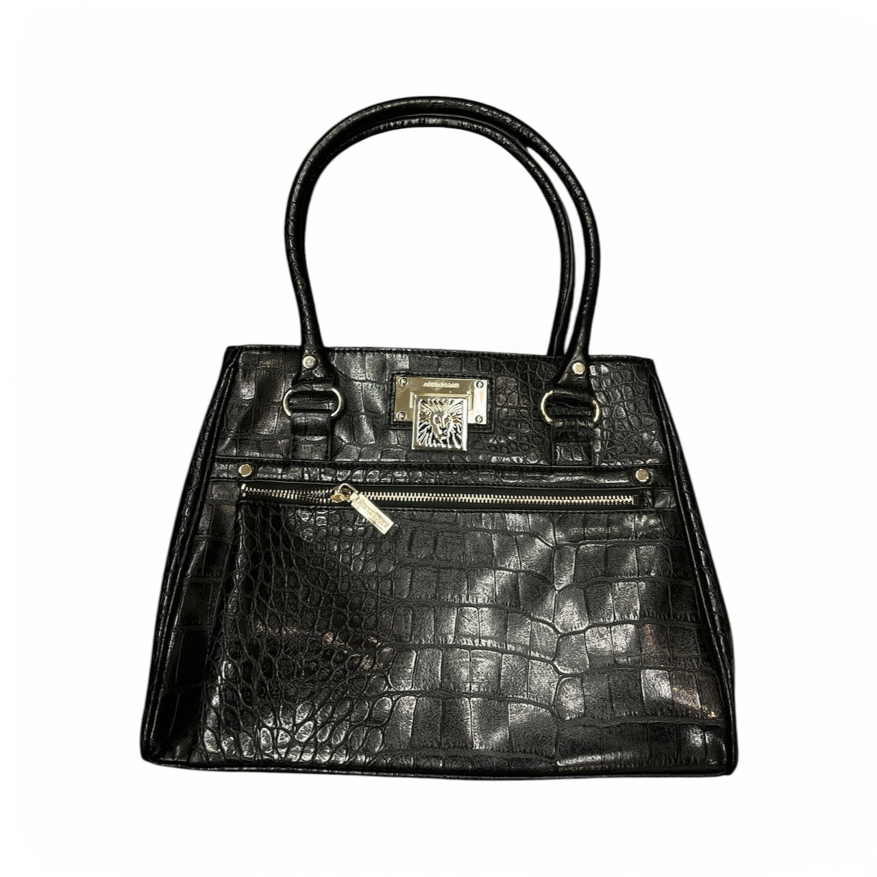 Handbag By Anne Klein In Black, Size:Large