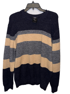 Men's Todd Snyder Textured Crewneck Sweater, Size X-Large - Blue - New