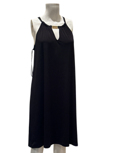 Michael Kors Black Midi Dress - Size M