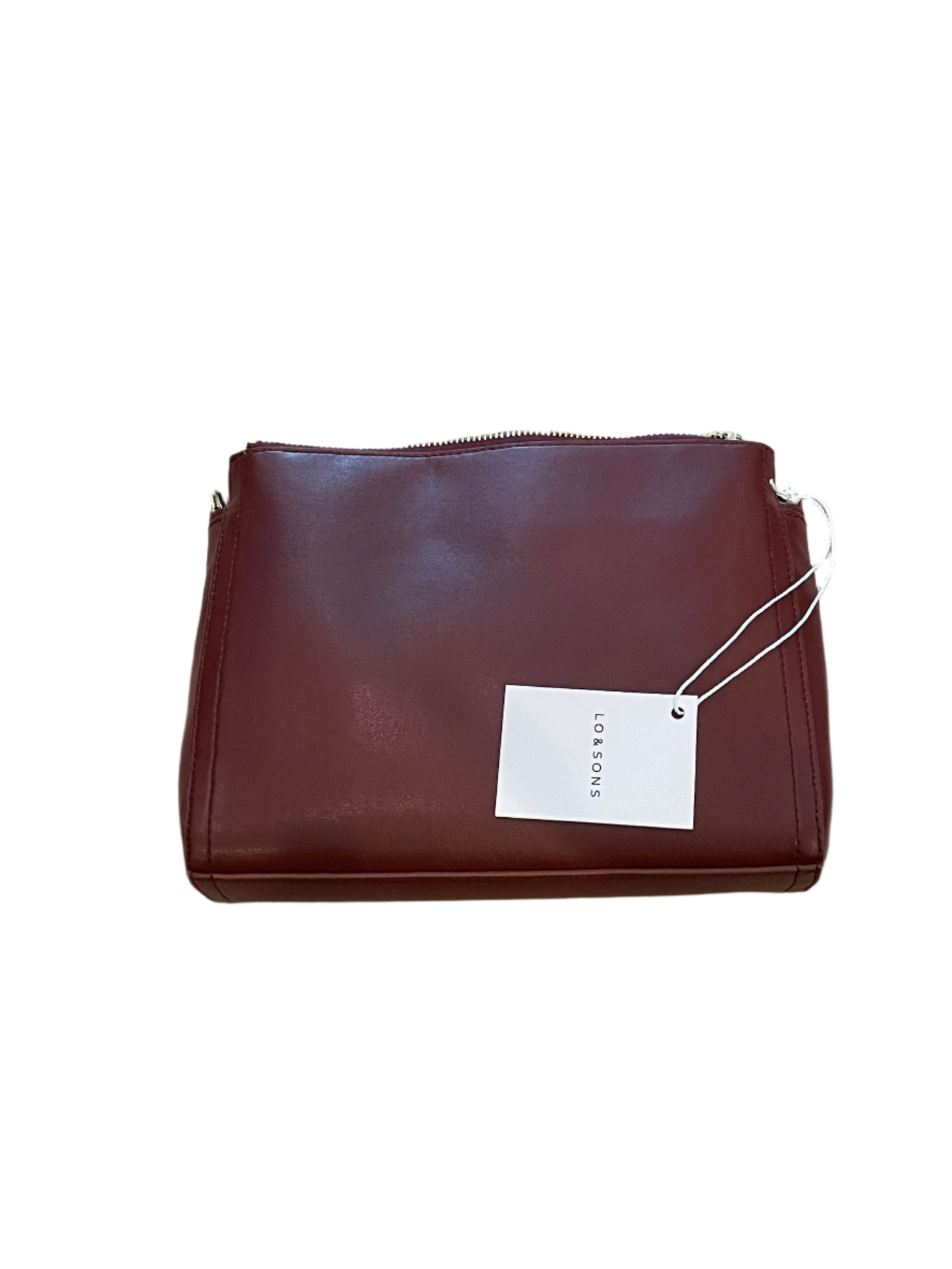 Crossbody  In Maroon, Size:Small