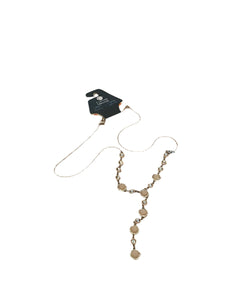 Necklace Lariat & Y-Drop By Inc In Gold & Pink, Size:0