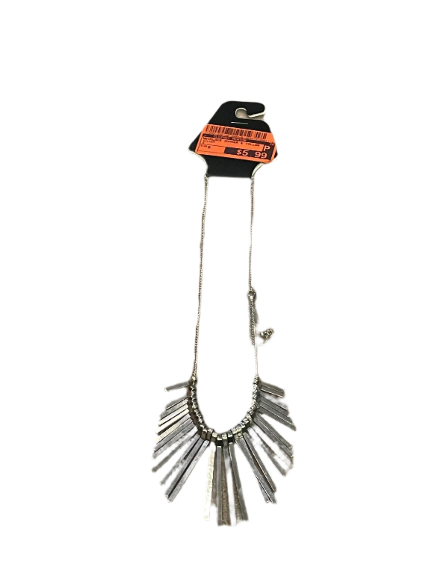 Necklace Choker & Collar  In Silver, Size:0