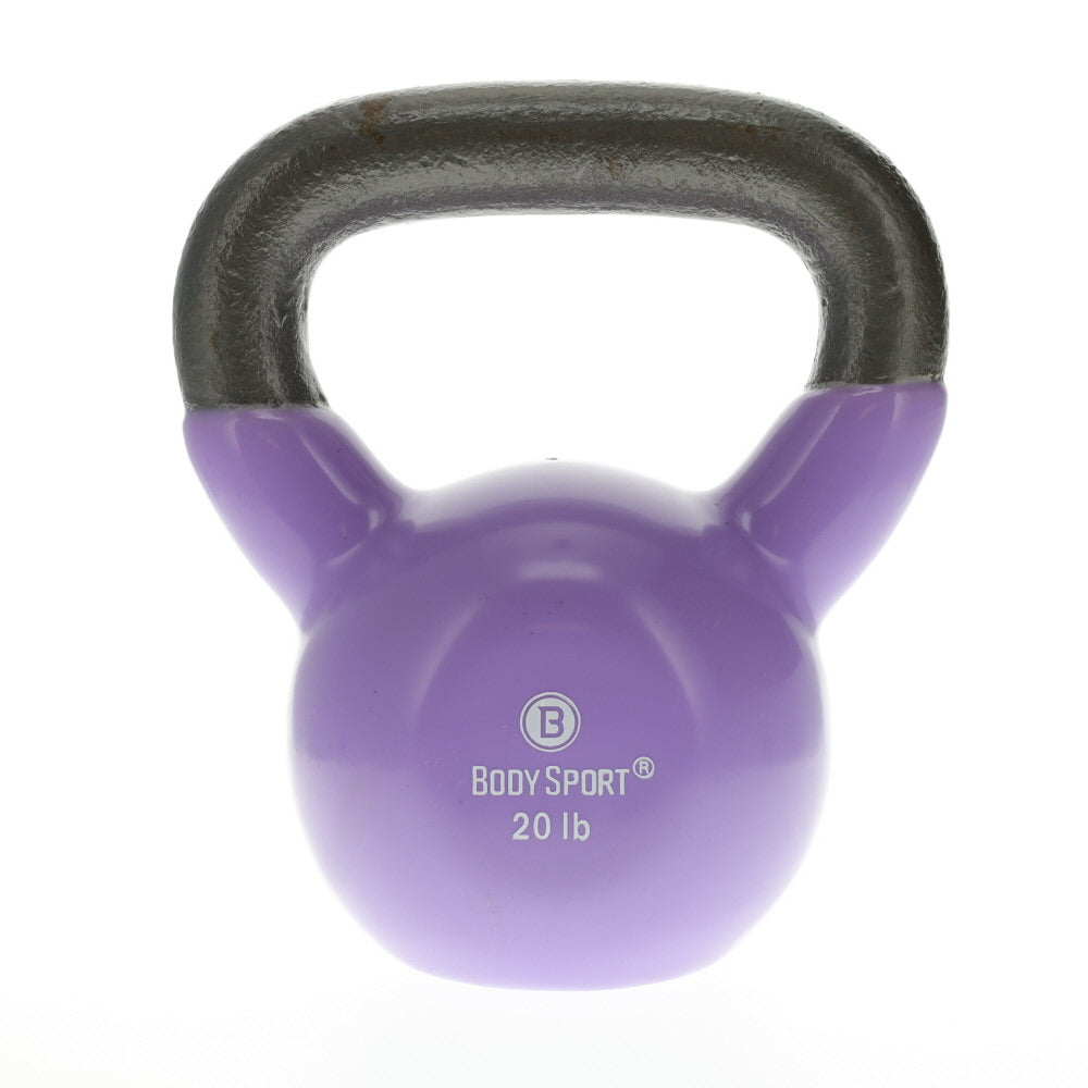 20LB KETTLEBELL, LATEX-FREE, LIGHT PURPLE