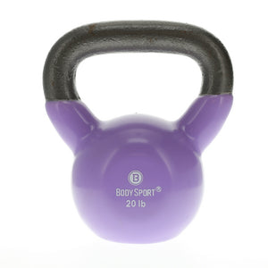 20LB KETTLEBELL, LATEX-FREE, LIGHT PURPLE