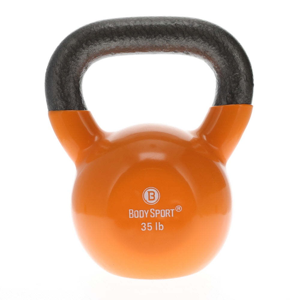 35LB KETTLEBELL, LATEX-FREE, ORANGE