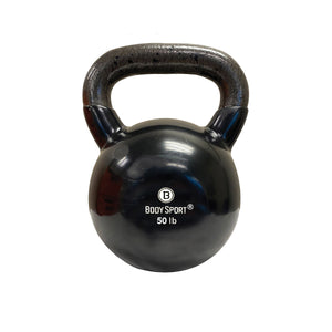 50LB KETTLEBELL, LATEX-FREE, BLACK