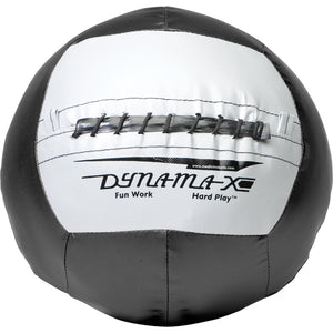 DYNA-MAX MEDICINE BALL, 14 LBS. HEFTY 1, BLACK/GRAY - Used