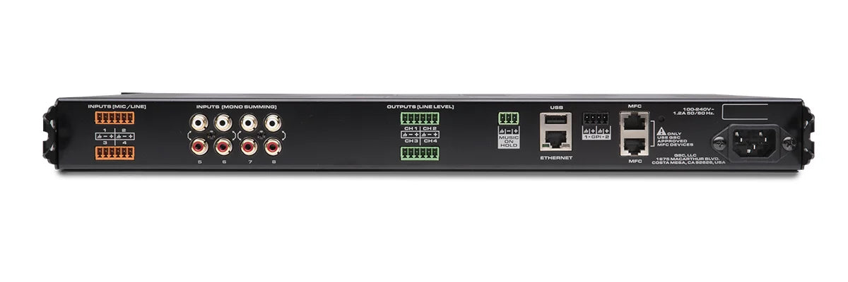 QSC MP-M40 Music and Paging Mixer/Processor - Used