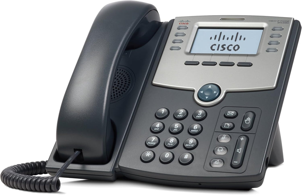 Cisco SPA508G Small Business 8-Line IP Phone Includes Stand