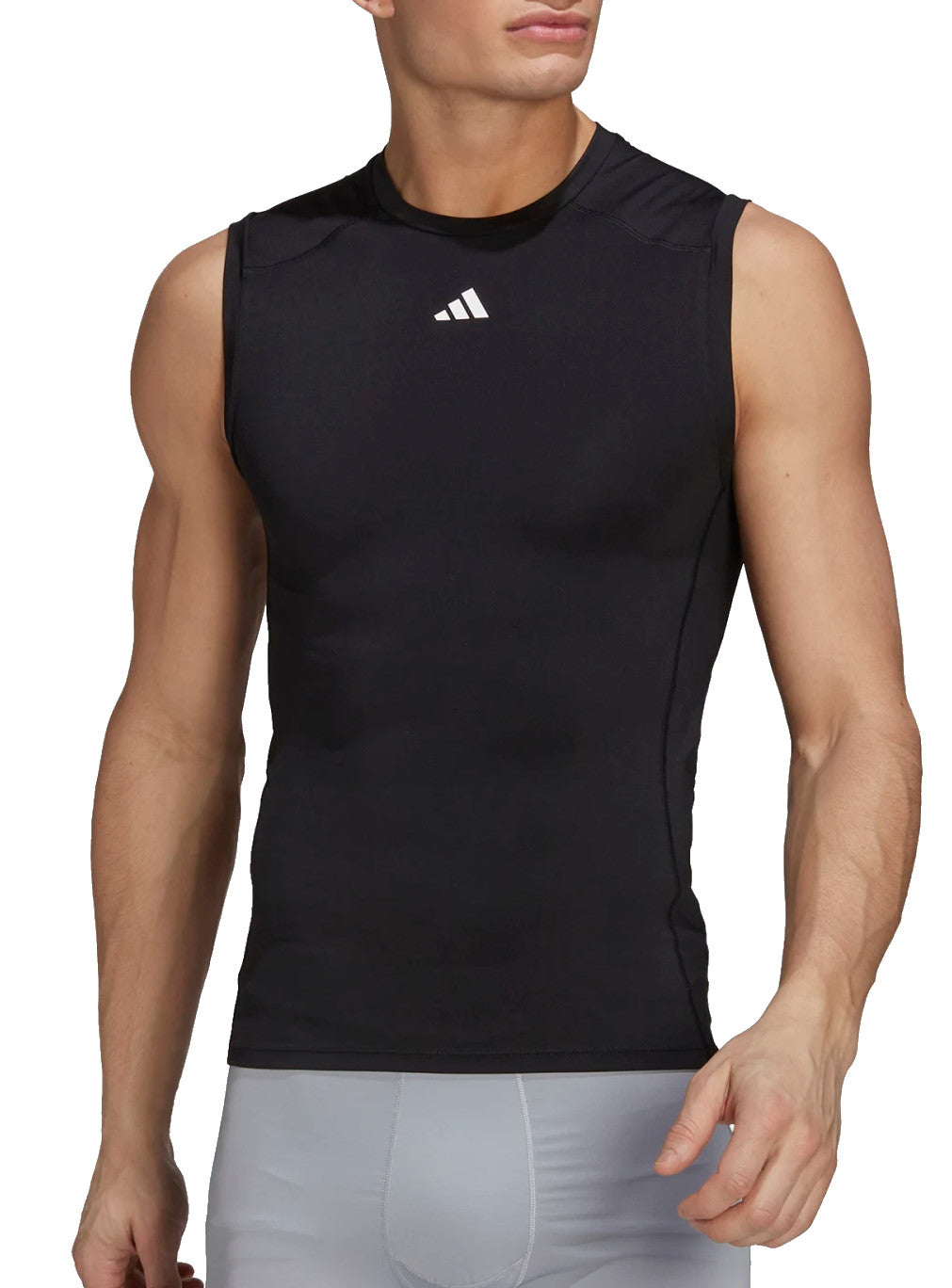 Men's Adidas Techfit compression sleeveless tee - New