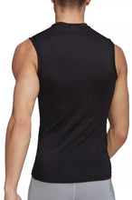 Load image into Gallery viewer, Men&#39;s Adidas Techfit compression sleeveless tee - New L Black
