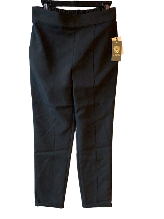 Women's Vince Camuto Slim Leg Pants - Rich Black - Petite Large - New