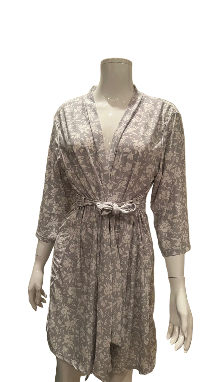 Dress Casual Midi By marilyn monroe In Grey & White, Size:S