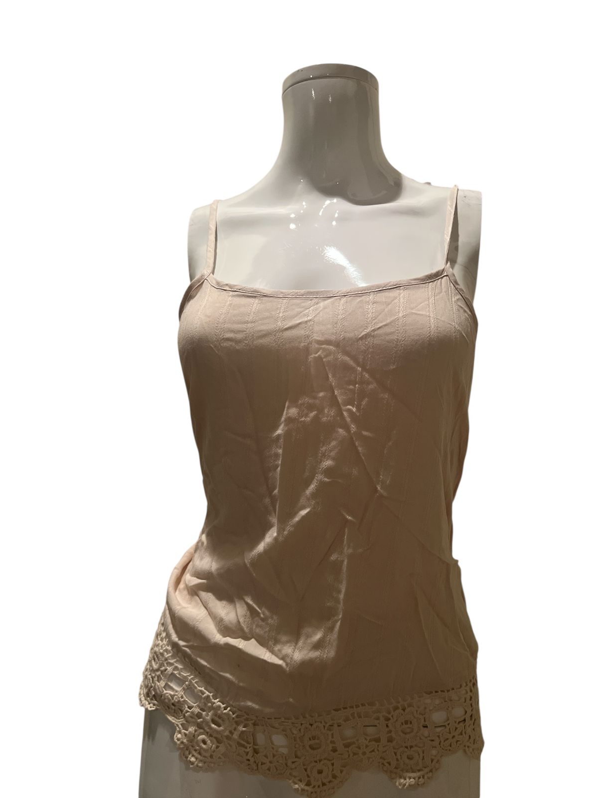 Tank Top By Clothes Mentor In Beige, Size:Xs