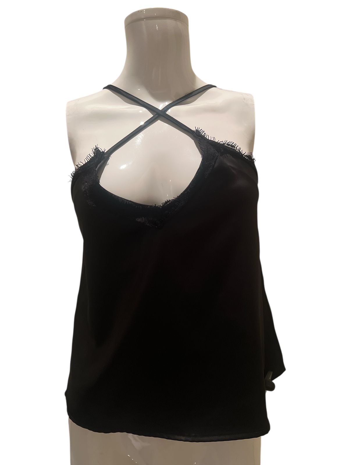 Top Sleeveless By Tobi In Black, Size:Xs