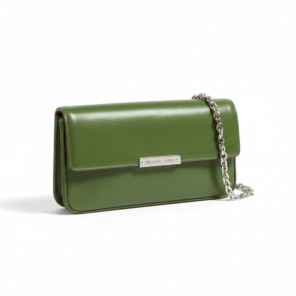 Wristlet Designer By Michael Kors In Green, Size:Small