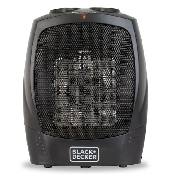 Black & Decker BHDC201 1500W Black Plus Decker Ceramic Heater New