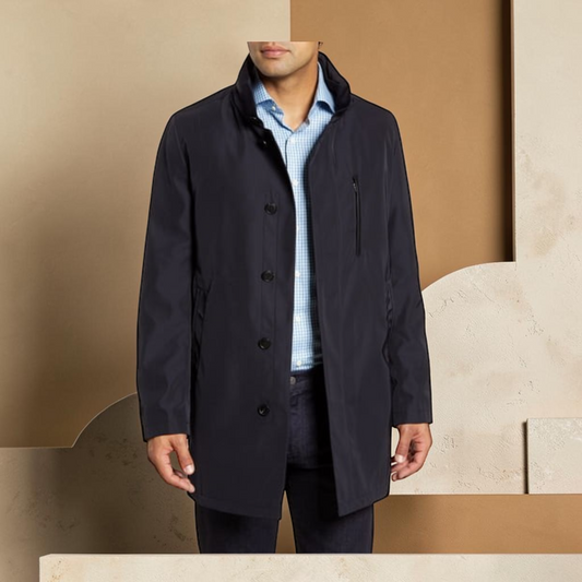 New - Men's John W. Nordstrom Jackson Raincoat, Size X-Large - Blue