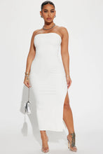 Load image into Gallery viewer, NEW Fashion Nova | Janet Midi Dress - White - M
