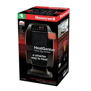 Honeywell HeatGenius 1 500 Watts Ceramic Space Heater Black - New