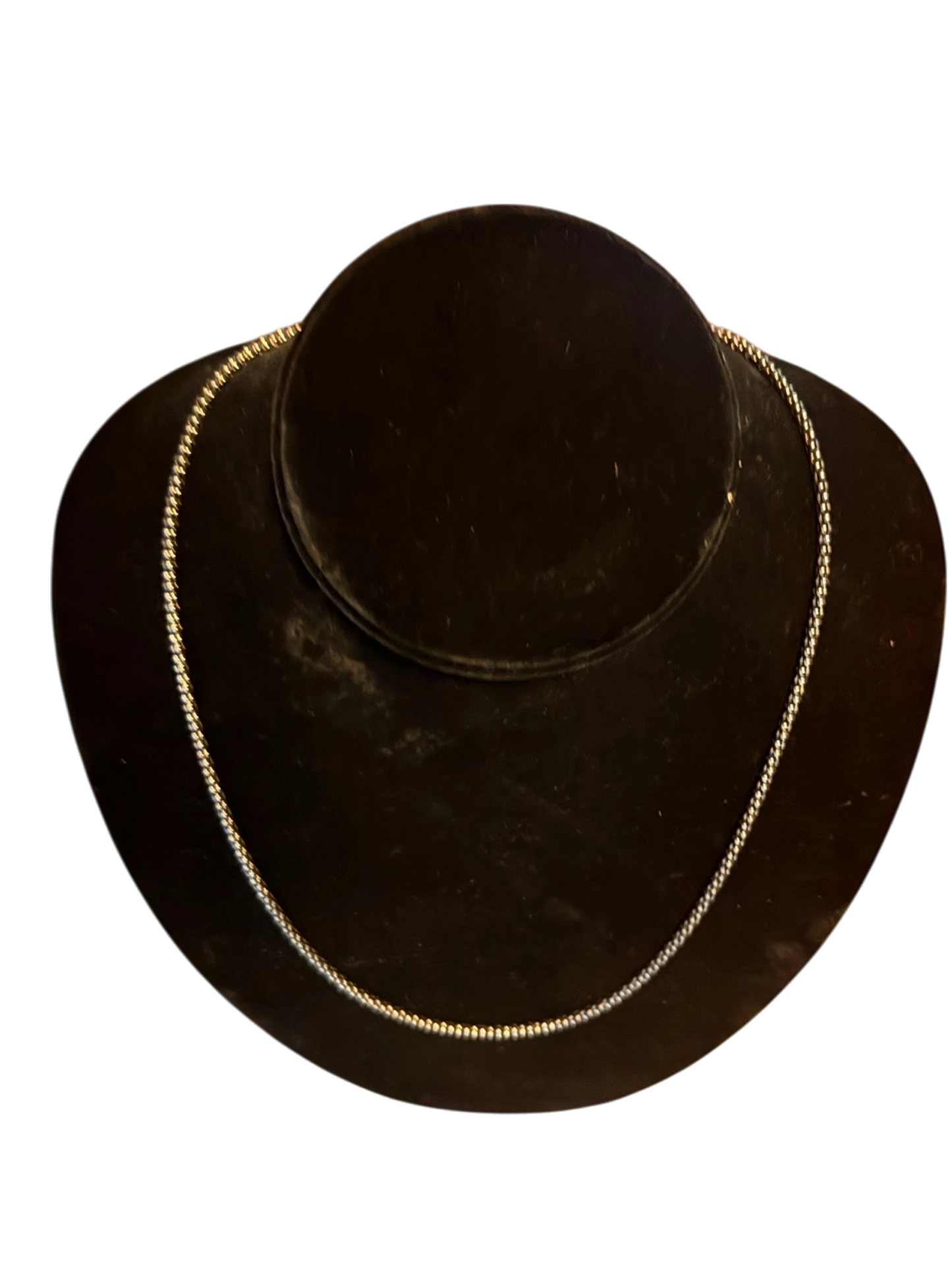 The Xchange sterling silver 21" popcorn chain necklace with textured links.