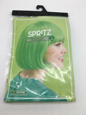Spritz Wig Bright Green Halloween St. Patrick's Day - New