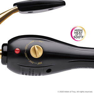 Gold N Hot Professional 24K Gold Spring Curling Iron - 1/2" - New Open Box