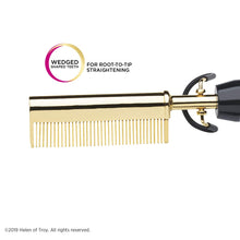 Load image into Gallery viewer, Gold-N-Hot Professional 24K Gold Pressing and Styling Comb
