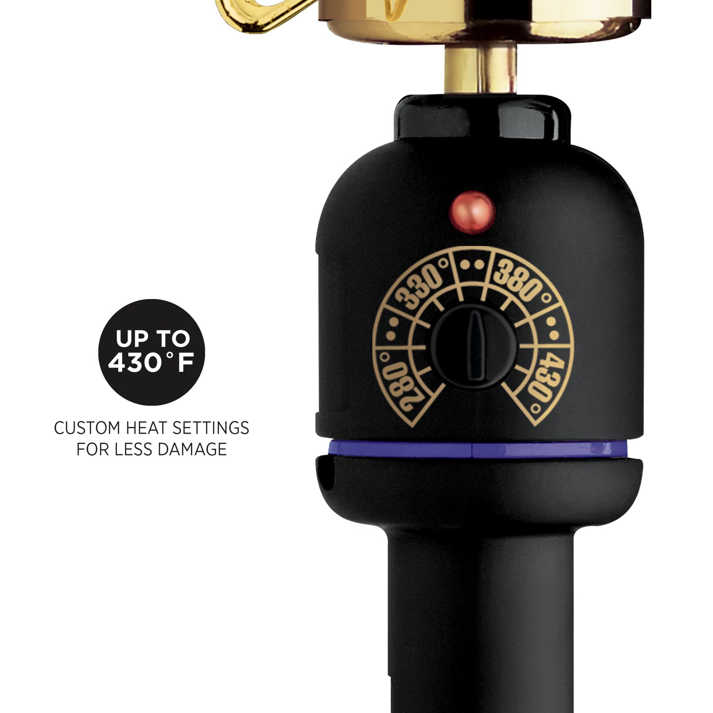 Hot Tools Signature Series Gold Curling Iron/Wand, 1" - New Box Open