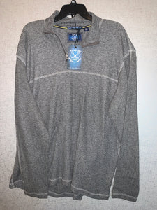 New - Vintage 1946 Drop Needle 1/4 Zip Pullover Grey 2X