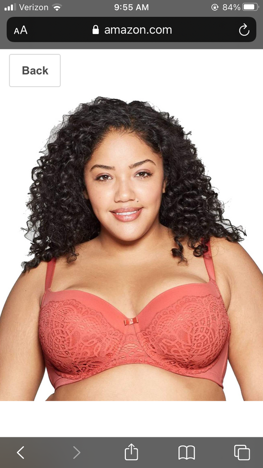 Auden Bra - coral size XL / 46C - New