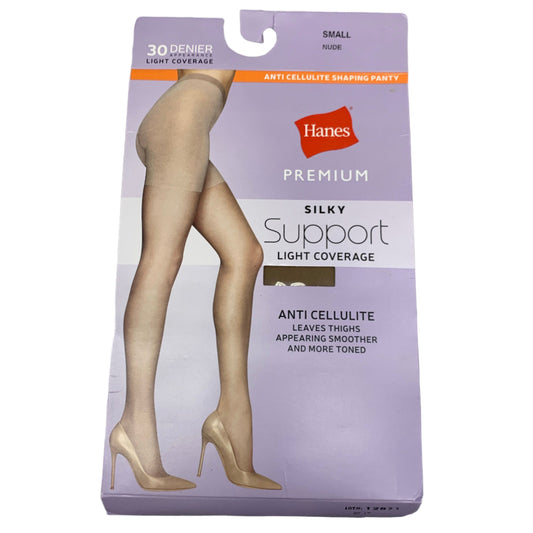 New - Hanes Solutions Women's Sheer Support Control Top Hosiery - Nude S